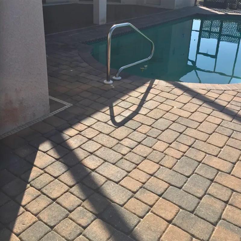 After Pool Deck Cleaning